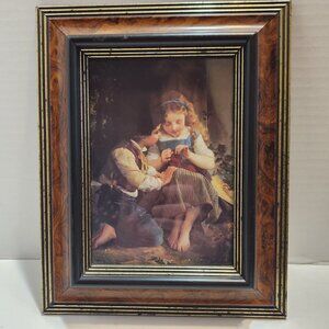 “A Special Moment” by Emile Munier Vintage Wall Art Reproduction Children Print